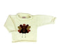 Ivory Turkey Roll Neck Sweater